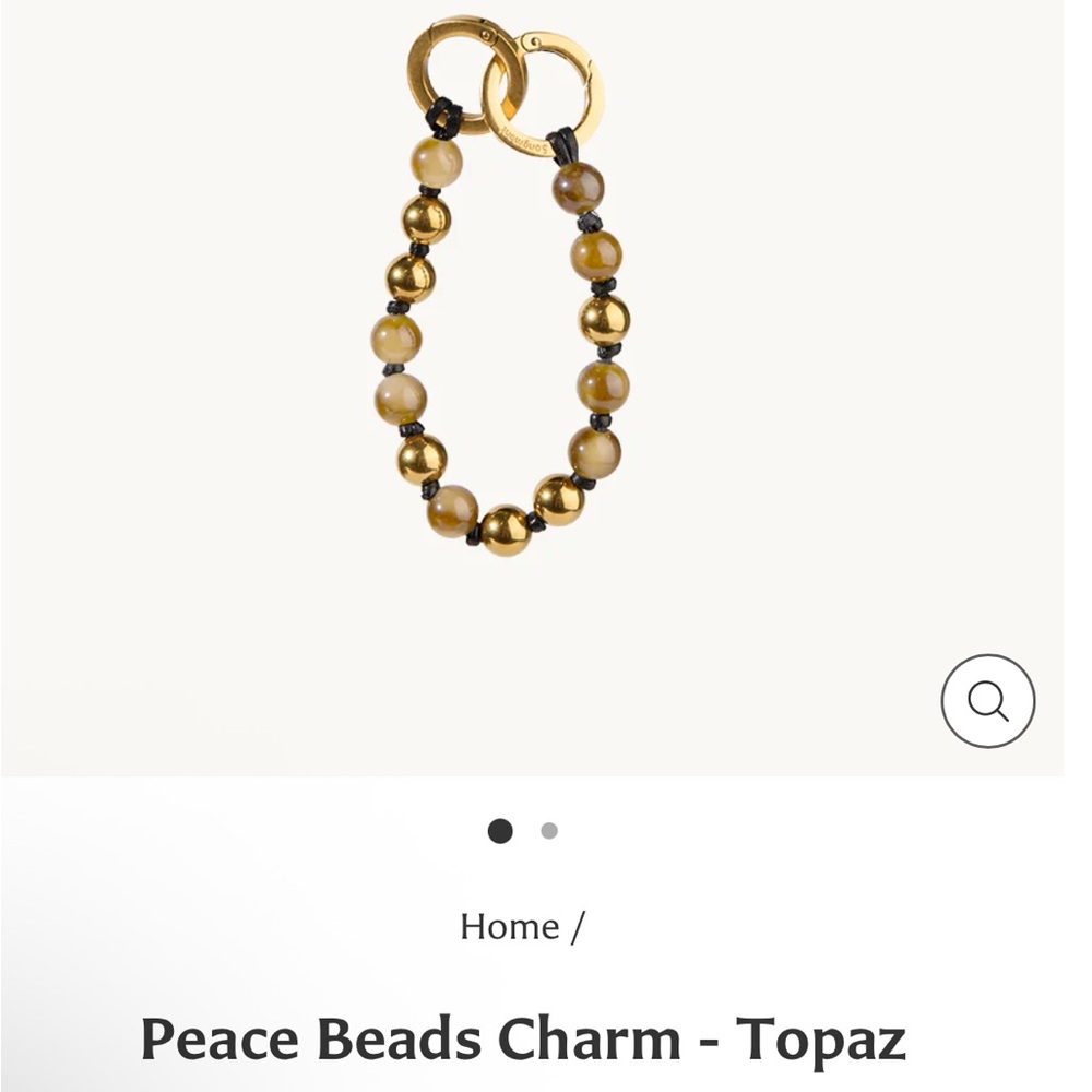 Songmont Peace Beads Charm- Topaz